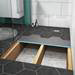 Orion Wetroom Square Shower Tray Former (Corner Waste) profile small image view 2 