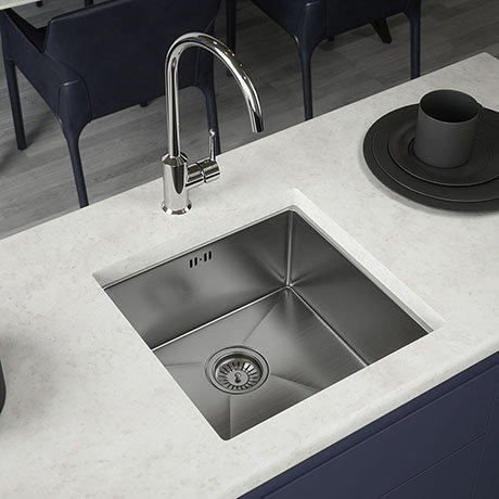 Venice 1.0 Bowl Inset or Undermount Stainless Steel Kitchen Sink
