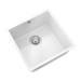 Venice 1.0 Bowl Gloss White Inset or Undermount Composite Kitchen Sink profile small image view 3 