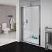 Newark Sliding Shower Door - Various Sizes (Height - 1850mm) profile small image view 4 
