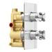 Astoria Traditional Twin Concealed Thermostatic Shower Valve profile small image view 6 