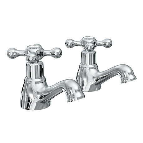 Victoria Traditional Basin Taps Item At Victorian Plumbing Co Uk - Traditional Black Bathroom Sink Tap