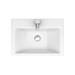 Nova Vanity Sink With Cabinet - 450mm Modern High Gloss White profile small image view 4 