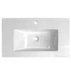 Nova 800mm Vanity Sink With Cabinet - Modern High Gloss White profile small image view 2 
