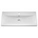 Toreno Basin Unit - 800mm Modern High Gloss White with Mid Edged Basin profile small image view 2 