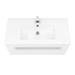 Nova 800mm Wall Hung Vanity Sink with Cabinet - Modern High Gloss White profile small image view 3 