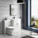 Toreno High Gloss White Back To Wall WC Unit W500 x D200mm profile small image view 2 