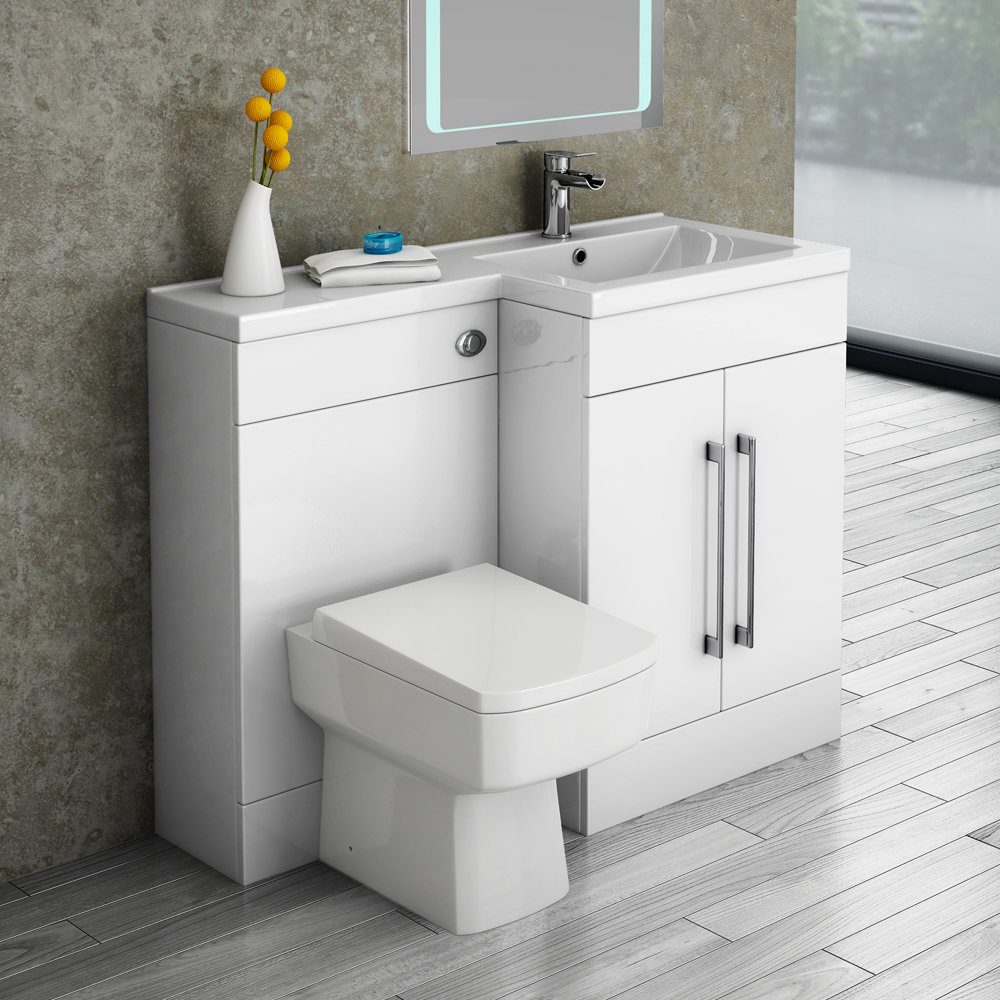 Valencia 1100 Combination Basin Wc Unit With Square Toilet Online