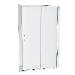 Newark 1000 x 800mm Sliding Door Shower Enclosure + Pearlstone Tray profile small image view 2 