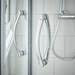 Newark Corner Entry Shower Enclosure + Pearlstone Tray profile small image view 4 