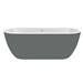 Verona Grey Freestanding Modern Bath profile small image view 3 