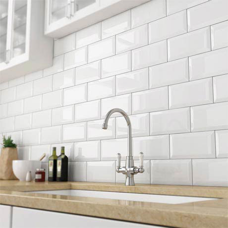 Victoria Metro Wall Tiles Gloss White - MET1020WHT | Tile Designs From Around The World