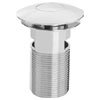Bristan Round Push Basin Waste Slotted Chrome profile small image view 1 