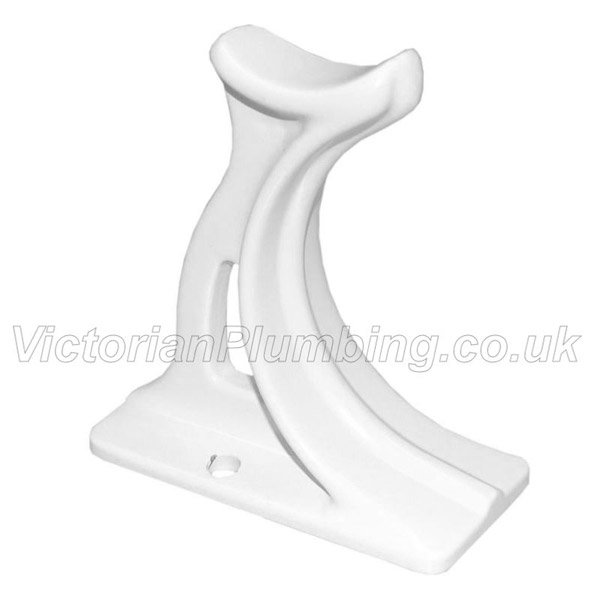Column Radiator Feet (pair) White at Victorian Plumbing UK