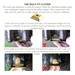 Cast Iron Radiator Luxury Wall Stay Bracket - Brushed Brass profile small image view 2 