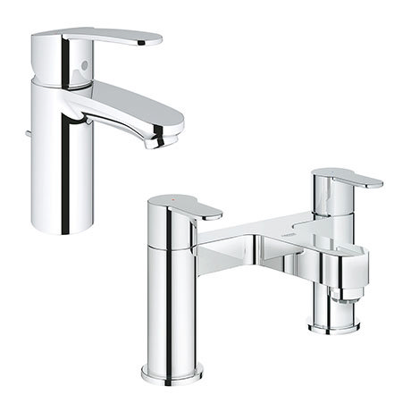 Grohe Wave Tap Package (Bath + Basin Tap)