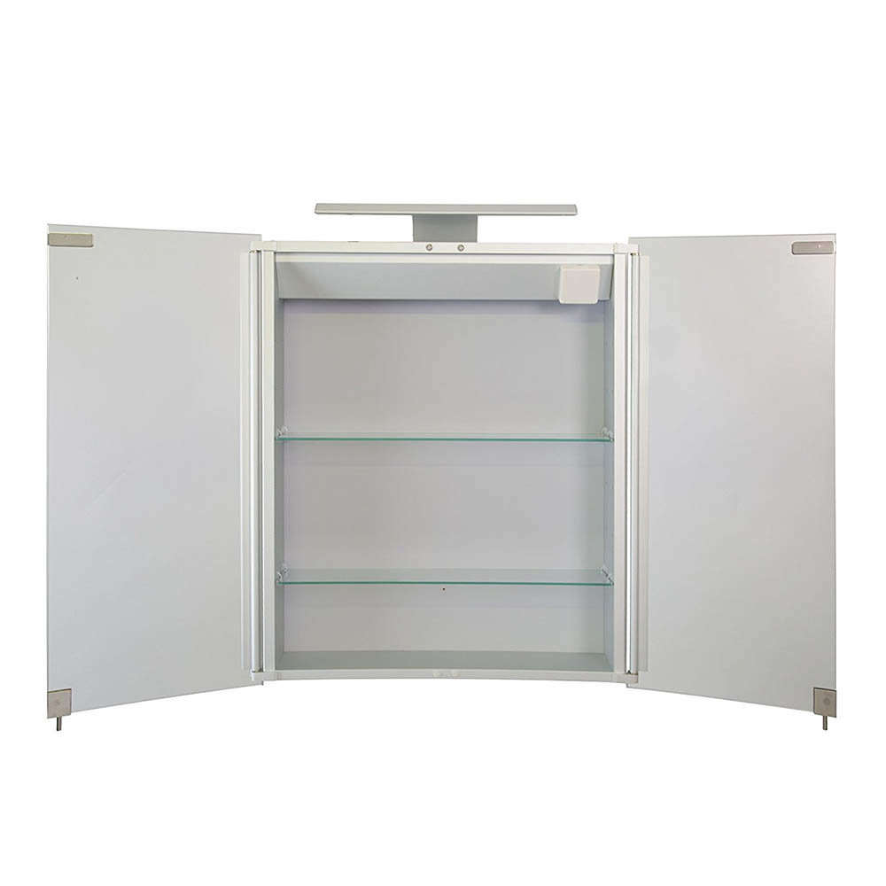 Croydex Sudbury Hang N Lock Double Door Illuminated Mirror with
