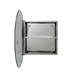 Croydex Severn Circular Door Mirror Cabinet - Stainless Steel - WC836005 profile small image view 3 