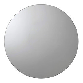 Croydex Severn Circular Door Mirror Cabinet - Stainless Steel - WC836005