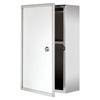 Croydex Trent Lockable Medicine Cabinet - Stainless Steel - WC846005 profile small image view 1 