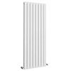 Urban 1800 x 600mm Vertical Double Panel White Radiator profile small image view 1 