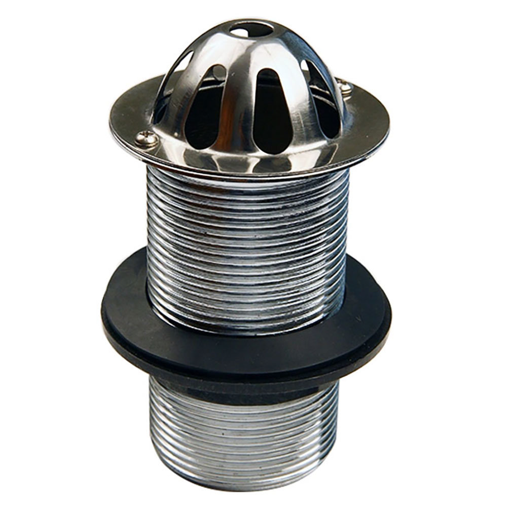 1 1/2" Stainless Steel Unslotted Urinal Waste Victorian Plumbing UK