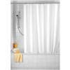 Wenko Plain White Polyester Shower Curtain - W1200 x H2000mm - 19145100 profile small image view 1 