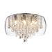Marquis by Waterford Nore Large Encased Flush Bathroom Ceiling Light profile small image view 5 