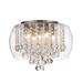 Marquis by Waterford Nore Small Encased Flush Bathroom Ceiling Light profile small image view 4 