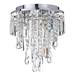 Marquis by Waterford Bresna 28cm Mixed Crystal Flush Bathroom Ceiling Light profile small image view 3 