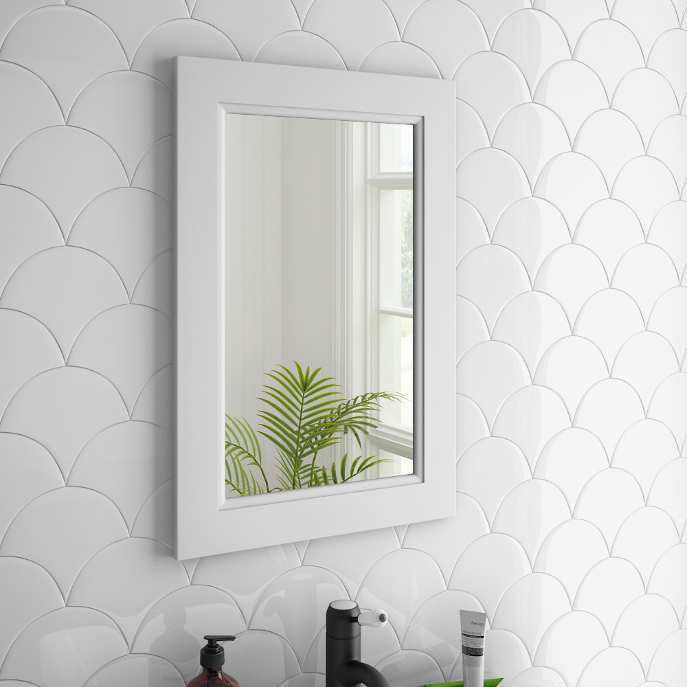 Chatsworth Mirror (600 x 400mm - White)
