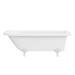 Appleby 1700 Roll Top Shower Bath + White Leg Set profile small image view 4 