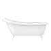 Oxford 1710 Roll Top Slipper Bath + White Leg Set profile small image view 4 