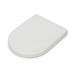 Croydex Hilier D-Shape Stick 'n' Lock Family Toilet Seat - WL112322H profile small image view 3 