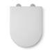 Croydex Hilier D-Shape Stick 'n' Lock Family Toilet Seat - WL112322H profile small image view 4 