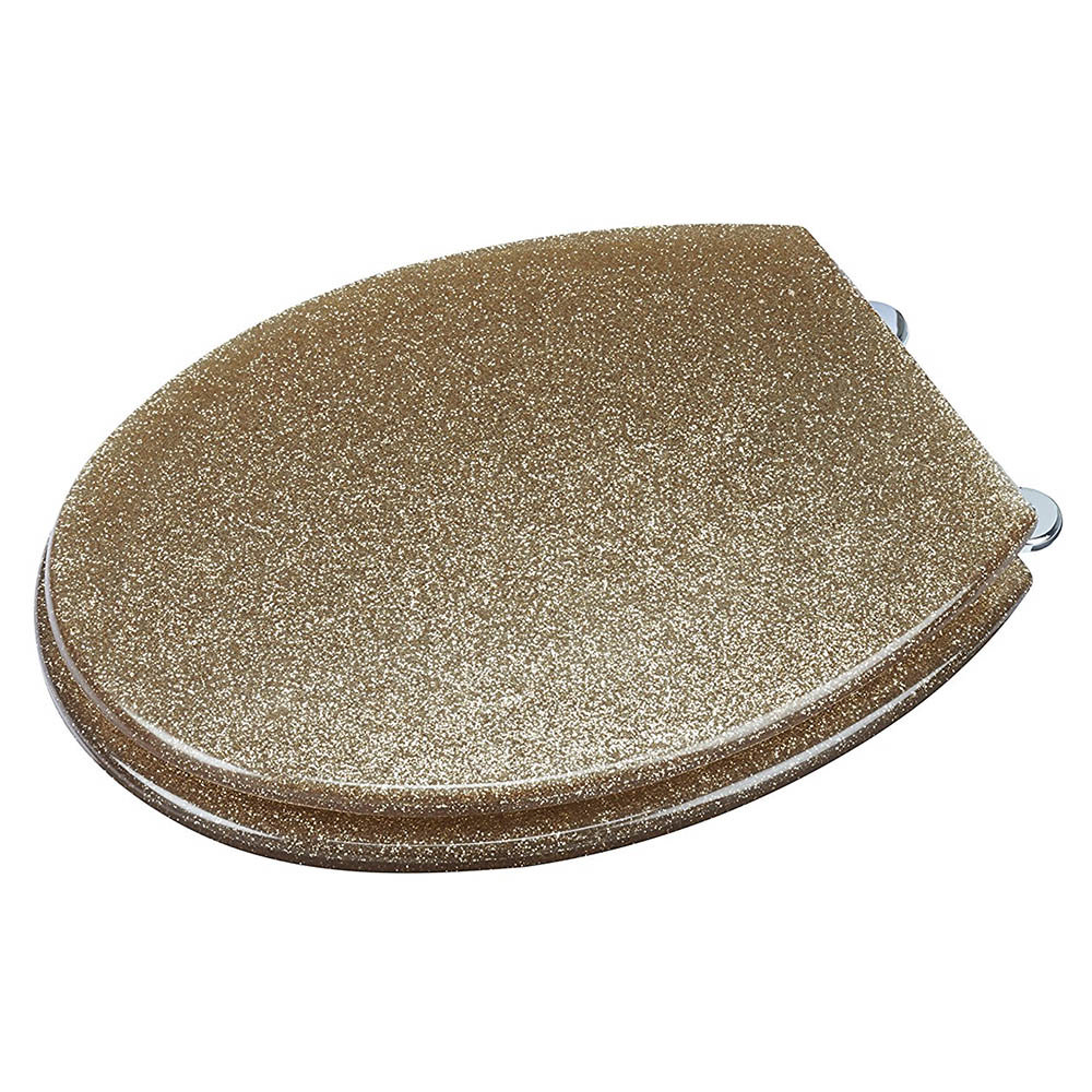 Croydex Gold Glitter Toilet Seat WL134103