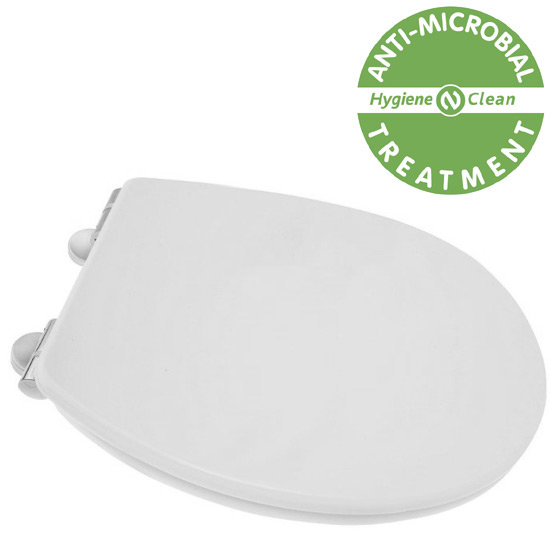 Croydex AntiBacterial Thermoset Toilet Seat With SlowClose Hinge