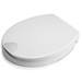 Croydex Raised White Toilet Seat - WL400522H profile small image view 4 