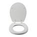 Croydex Windermere White Sit Tight Toilet Seat - WL600422H profile small image view 3 