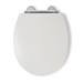 Croydex Lugano White Flexi-Fix Toilet Seat with Soft Close and Quick Release - WL601022H profile small image view 4 