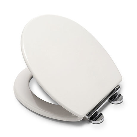 Croydex Lugano White Flexi-Fix Toilet Seat with Soft Close and Quick Release - WL601022H