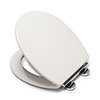 Croydex Lugano White Flexi-Fix Toilet Seat with Soft Close and Quick Release - WL601022H profile small image view 1 