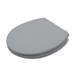 Croydex Lugano Grey Flexi-Fix Toilet Seat with Soft Close and Quick Release - WL601031H profile small image view 4 