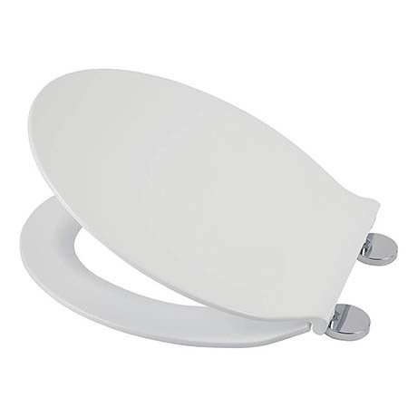 Croydex Flexi-Fix Victoria White Anti-Bacterial Toilet Seat - WL601322H