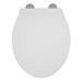Croydex Flexi-Fix Michigan White Anti-Bacterial Toilet Seat with Soft Close and Quick Release - WL601622H profile small image view 2 