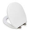 Croydex Bolsena White Flexi-Fix Toilet Seat with Soft Close - WL602822H profile small image view 1 