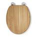 Croydex Tramonti Oak Effect Flexi-Fix Toilet Seat - WL610576H profile small image view 2 