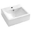 Crosswater - Bolonia 1 Tap Hole Countertop or Wall Mounted Basin - 500 x 440mm profile small image view 1 