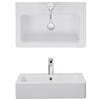 Crosswater - Air 60 1 Tap Hole Countertop or Wall Mounted Basin - 600 x 390mm profile small image view 2 