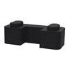Hudson Reed Black Wetroom Screen Support Foot - WRSF007 profile small image view 1 